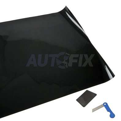 MEGAPOWER пленка тонировочная 2.0% Ultra Super Dark Black антистатичная 75 x 300см