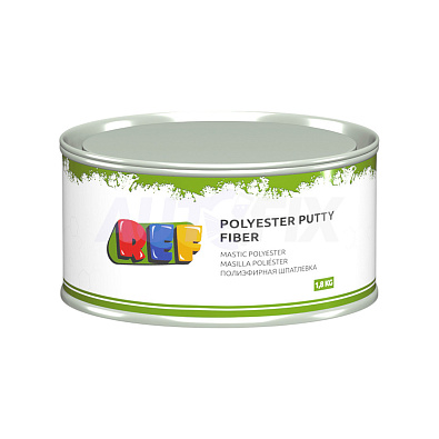 REF шпатлевка Polyester Putty Fiber со стекловолокном 1.8кг