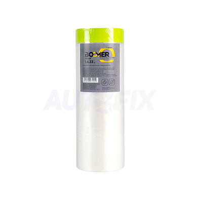 BOOMER пленка маскировочная HDPE 80140 с клеящей лентой 1.4*33м