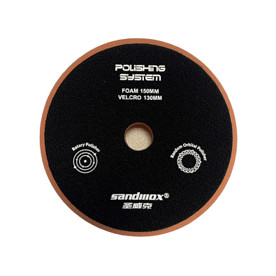 SANDWOX круг полировальный 815 оранжевый гладкий 150мм
