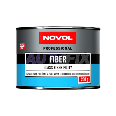NOVOL шпатлевка Fiber со стекловолокном 0.2кг