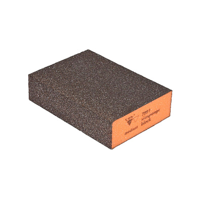 SIA губка абразивная 7991 69*98*26мм 4-хсторонняя medium оранжевая