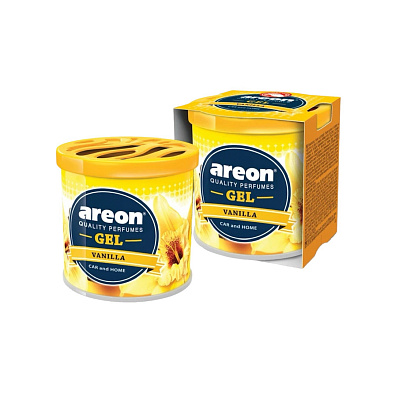 AREON ароматизатор воздуха Gel в банке Vanilla 80г