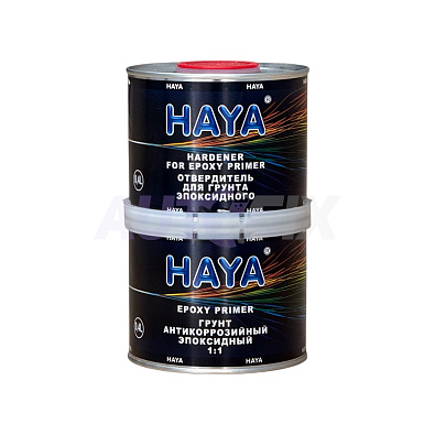 HAYA грунт эпоксидный 1:1 серый с отвердителем 0.4+0.4л