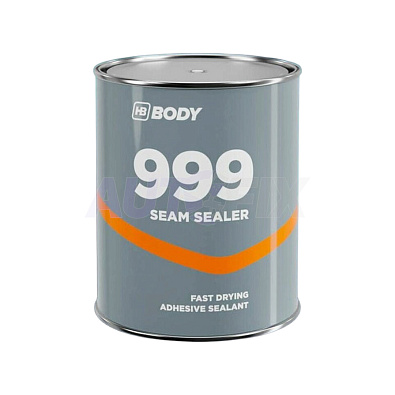 HB BODY герметик под кисть 999 Seam Sealer на основе каучука серый 1кг