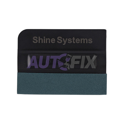SHINE SYSTEMS ракель с темно-зеленой замшей Pro-Tint Bondo 10*7.2см SS102