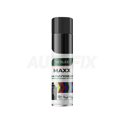 VESLEE краска акриловая аэрозольная MAXX RAL 9005m матовая 650мл