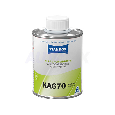 STANDOX добавка в лак KA670 Klarlack-Additiv маджента 100мл