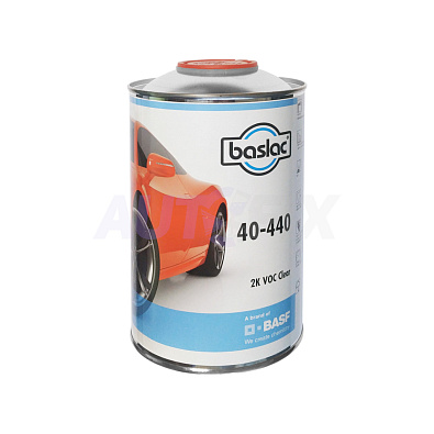 BASLAC лак акриловый 40-440 2K Clear VOC с отвердителем 1.0+0.5л