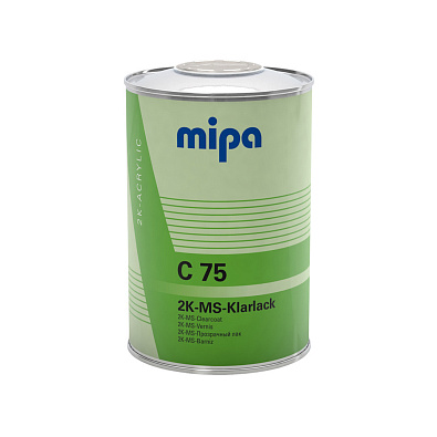 MIPA лак акриловый C 75 2K-MS-Klarlack с отвердителем 1.0+0.5л
