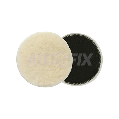 MENZERNA диск полировальный меховой WS150NV на липучке белый 150мм