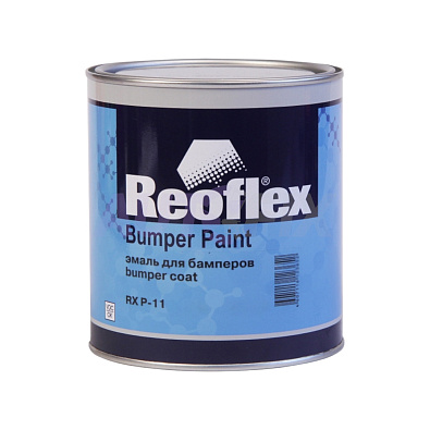 REOFLEX эмаль для бамперов черная 0.75л
